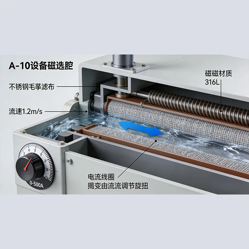 Специализированный магнитный сепаратор для регенерации хвостов