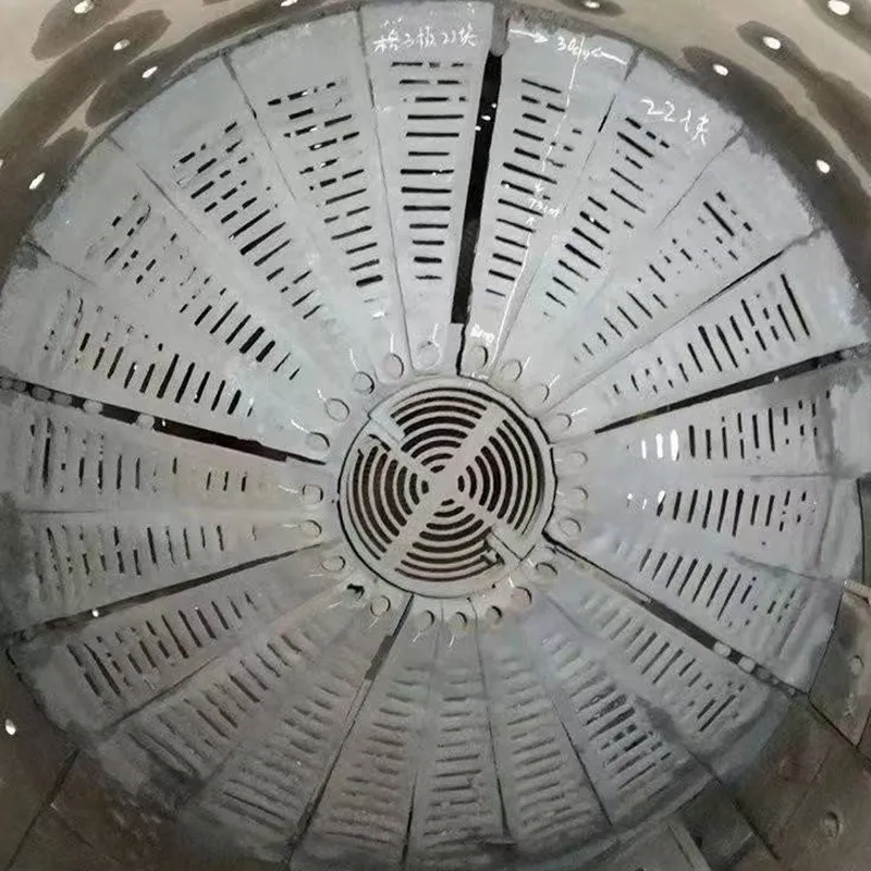 Футеровка переливной шаровой мельницы