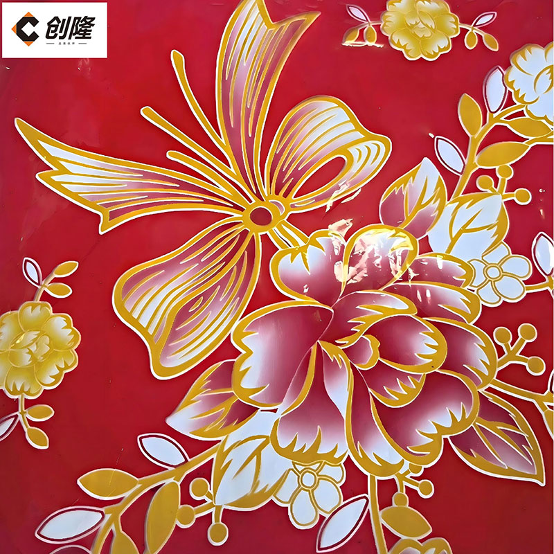 Металлизированная цветочная пленка