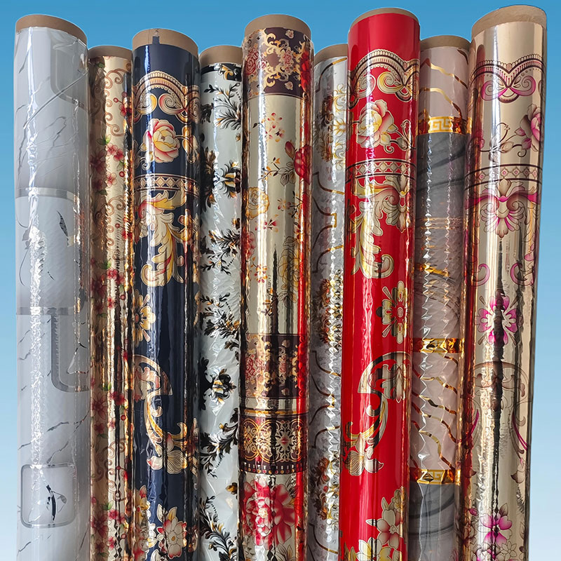 Металлизированная цветочная пленка