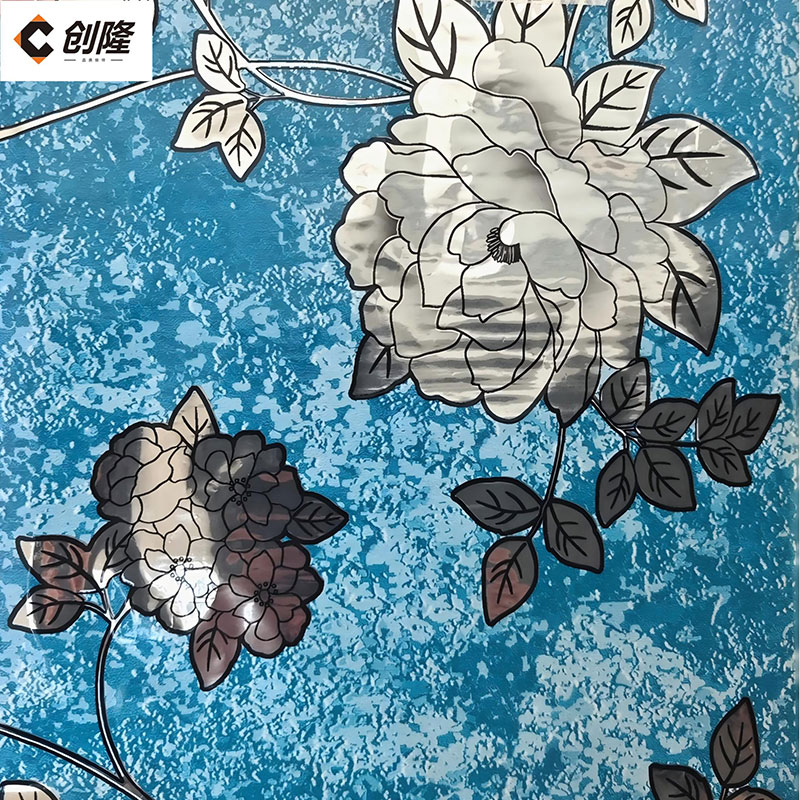 Металлизированная цветочная пленка