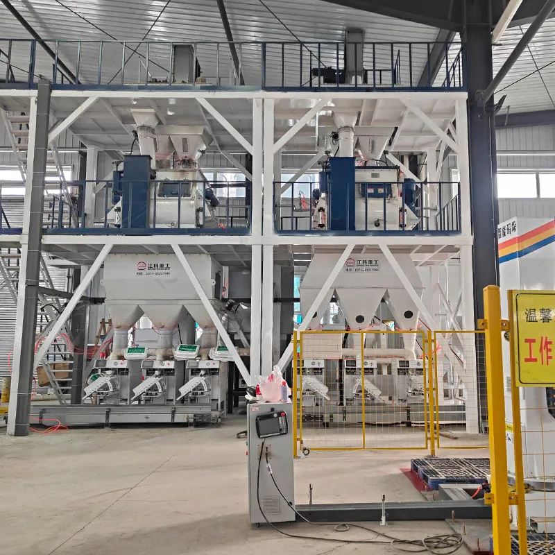 Производственная линия для шпаклёвочных смесей