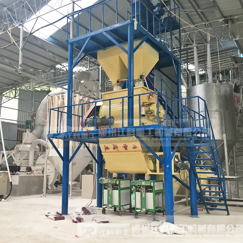 Производственная линия для шпаклёвочных смесей