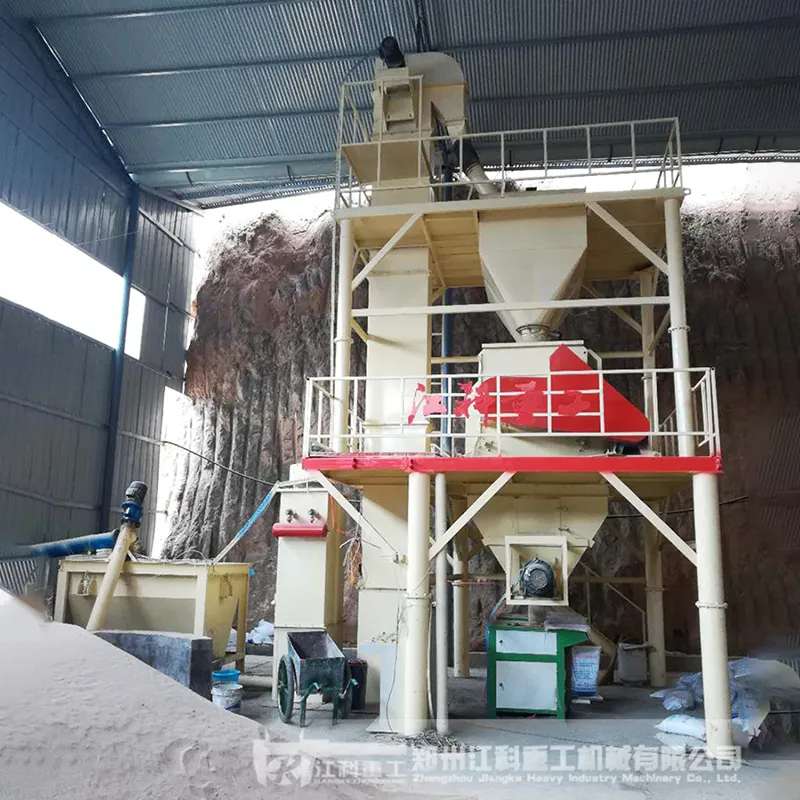 Производственная линия для шпаклёвочных смесей