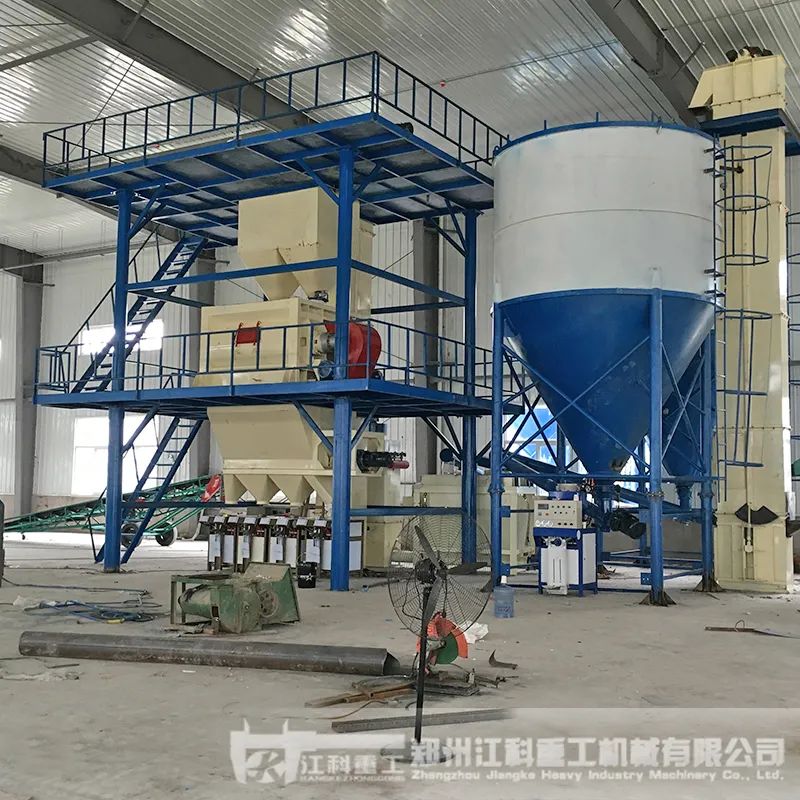 Производственная линия для шпаклёвочных смесей