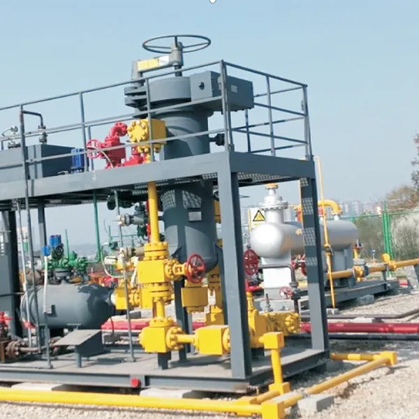 Блочный песколов для природного газа