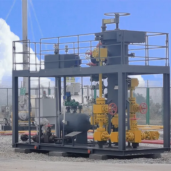 Блочный песколов для природного газа