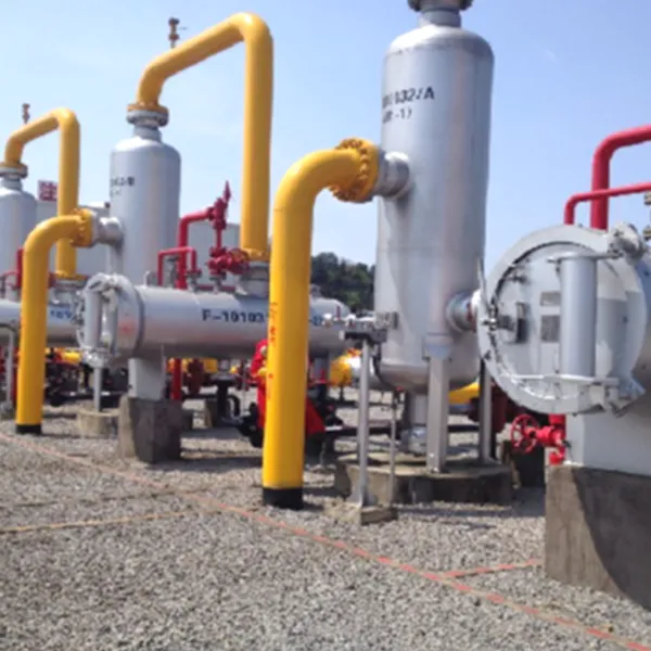 Блочная установка с циклонным сепаратором и фильтром-сепаратором