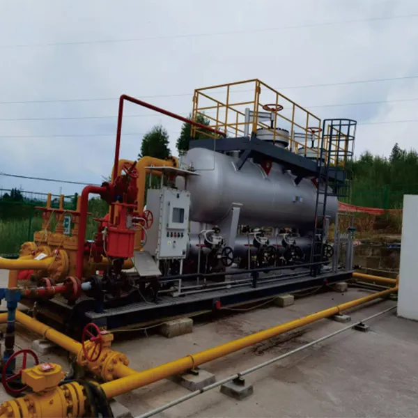 Комплексная блочная установка для сланцевого газа