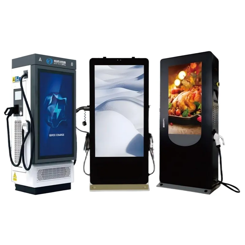 Зарядная станция-рекламный дисплей постоянного тока, соответствующая европейскому стандарту