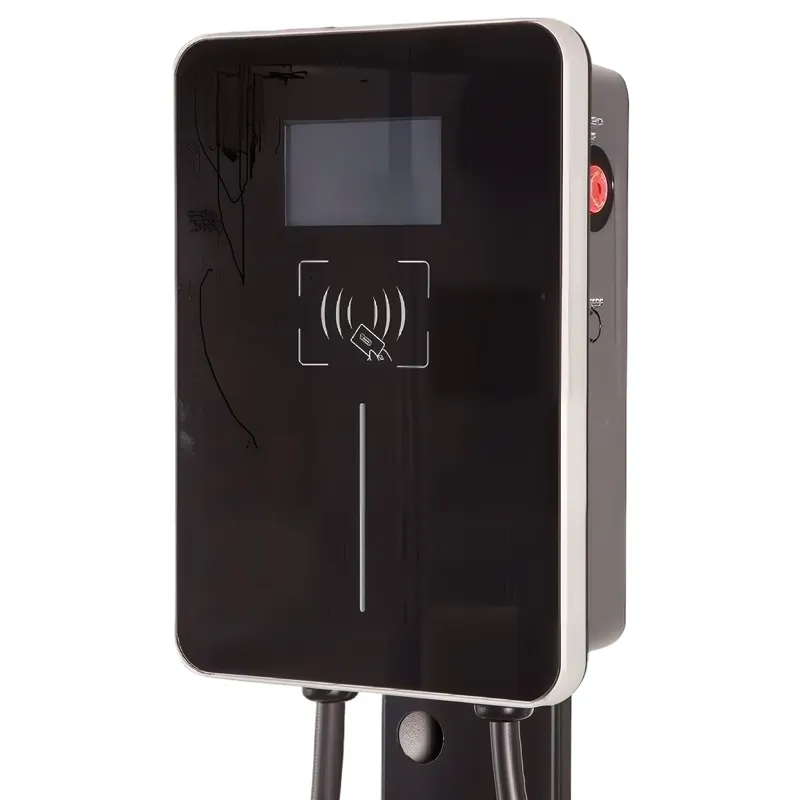 Настенная зарядная станция переменного тока на 7 кВт с одним пистолетом по национальному стандарту (с экраном)