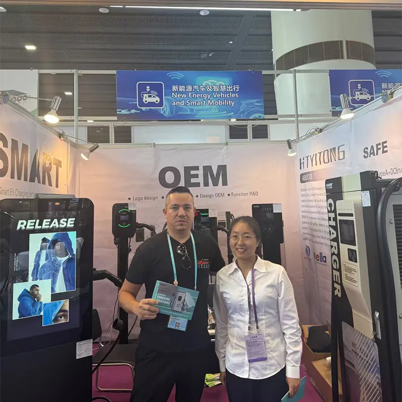 ООО Цзянсу Хэнтай Итун Новые Энергетические Технологии представила интеллектуальные зарядные новинки на 136-й Кантонской ярмарке, ускоряя глобальное развитие