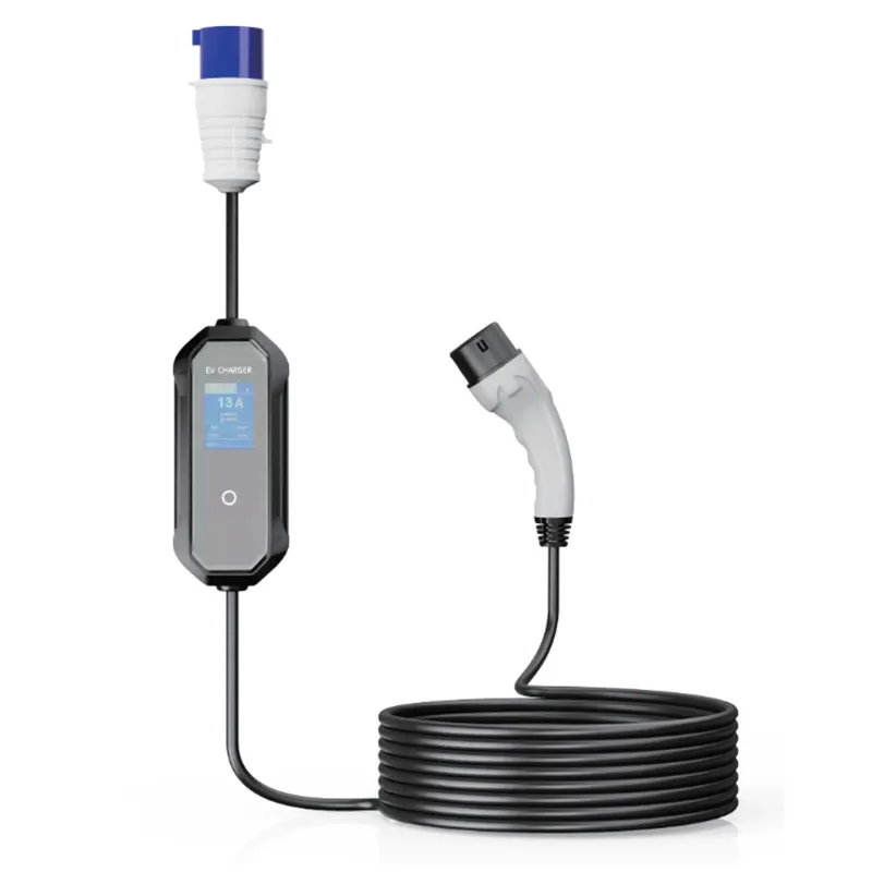 Портативное зарядное устройство на 7 кВт, соответствующее европейскому стандарту