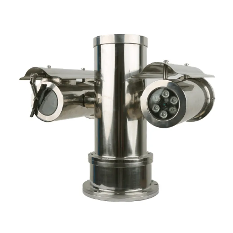 Взрывозащищенная вертикальная моноблочная видеокамера с постоянной скоростью панорамирования