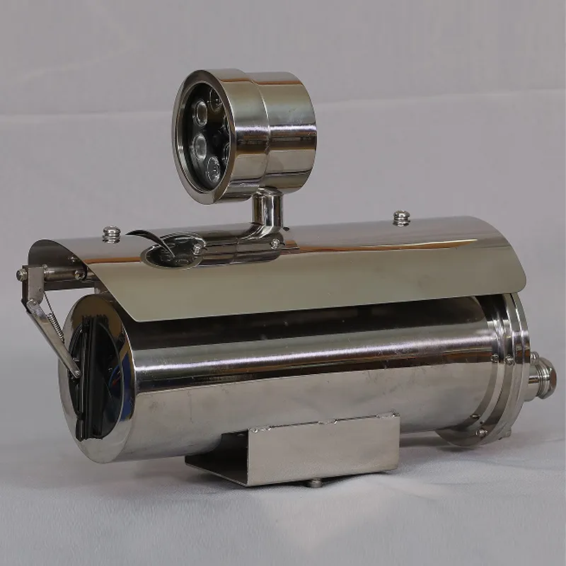 Взрывозащищенная видеокамера с выносной ИК-подсветкой и дворником