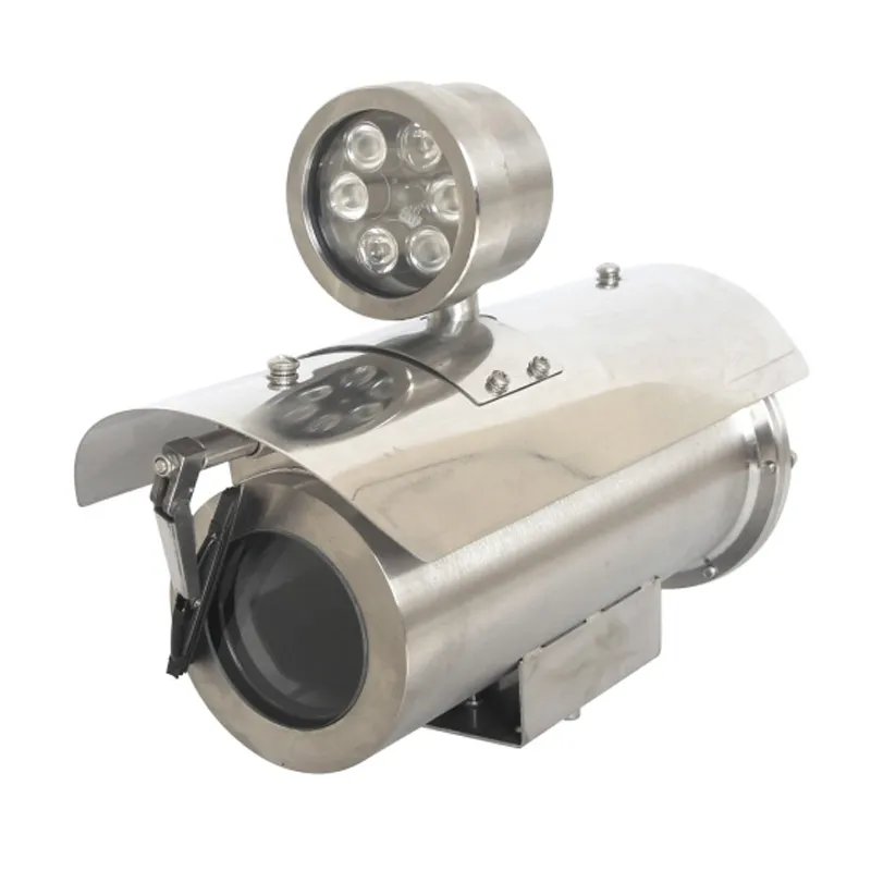 Взрывозащищенная видеокамера с выносной ИК-подсветкой и дворником