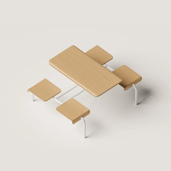 Столы и стулья для школьной столовой – Цитай QT-CZ03