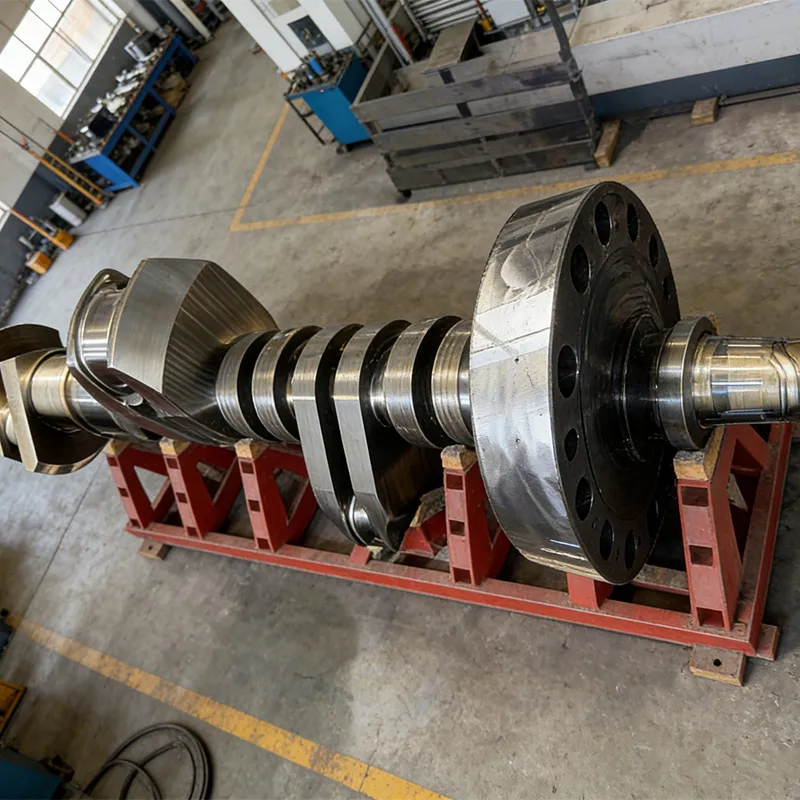 Коленчатый вал и кривошип