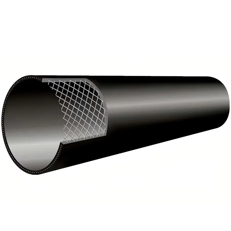 Армированная стальной сеткой полиэтиленовая композитная труба