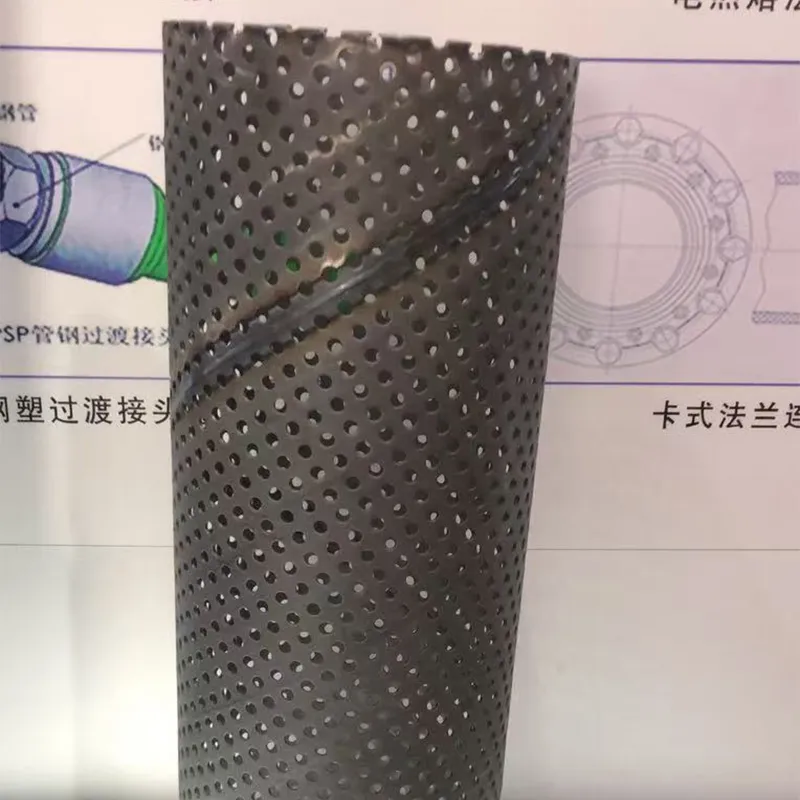 Композитная труба из полиэтилена с перфорированной стальной лентой в качестве армирующего слоя