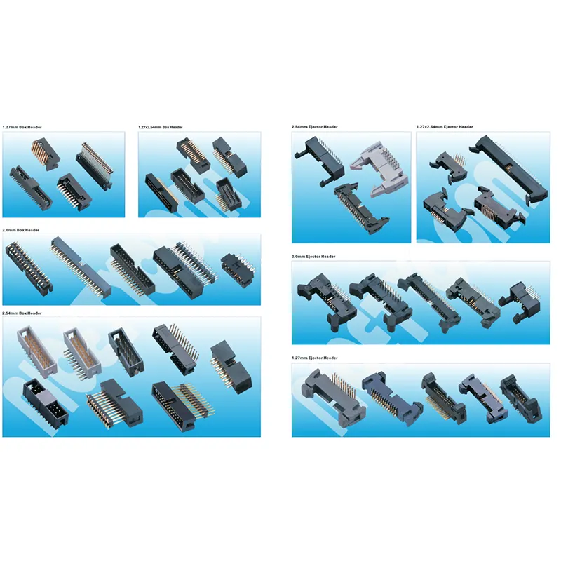 Пин-хедеры и панельные разъемы