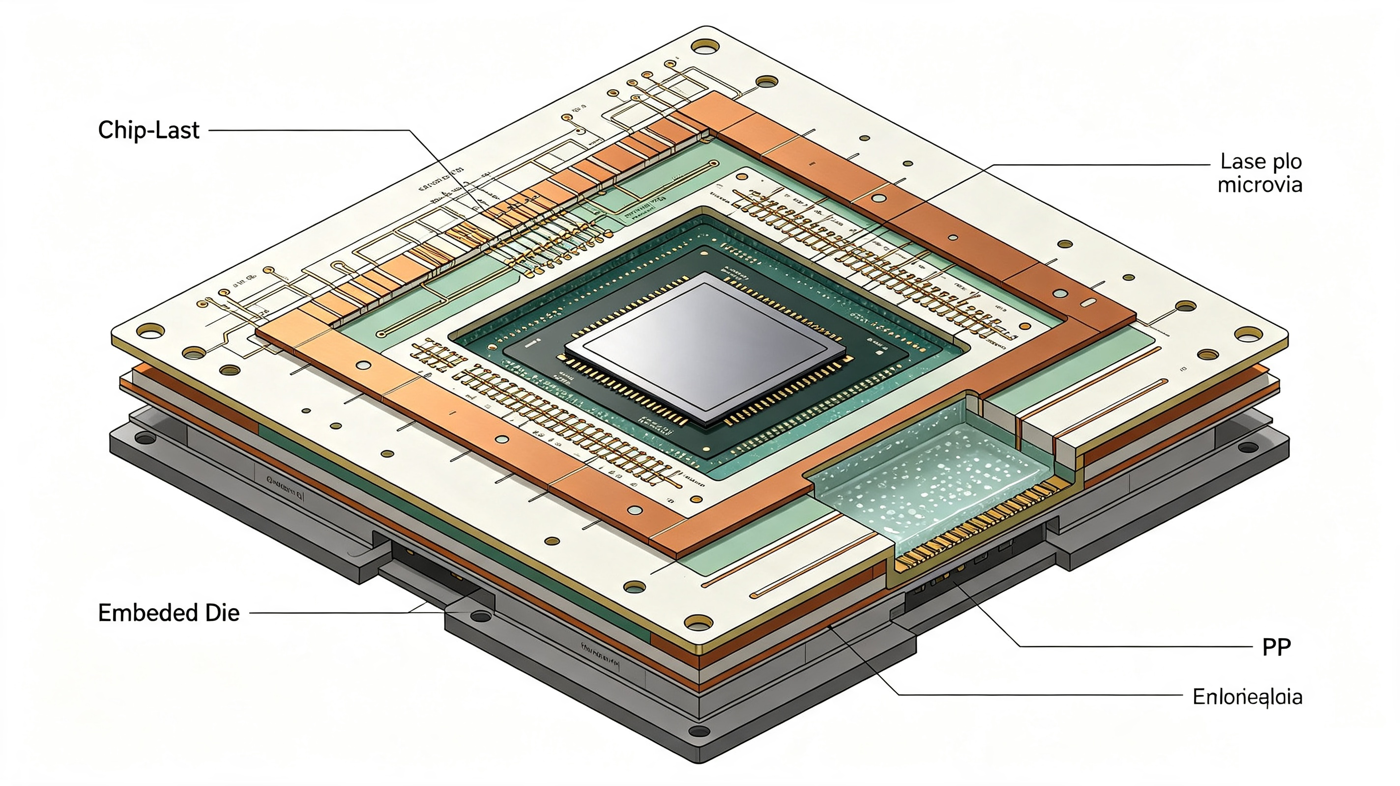 Технология Embedded Die: как SanHan помогает клиентам захватить преимущества следующего поколения упаковки микросхем