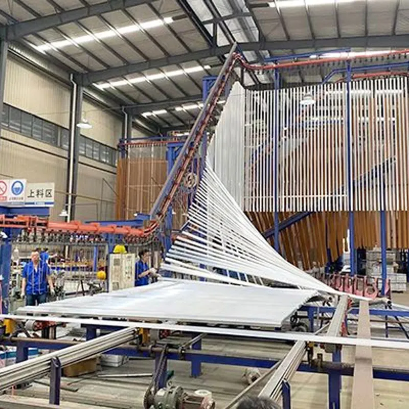 Вертикальная линия нанесения порошкового покрытия