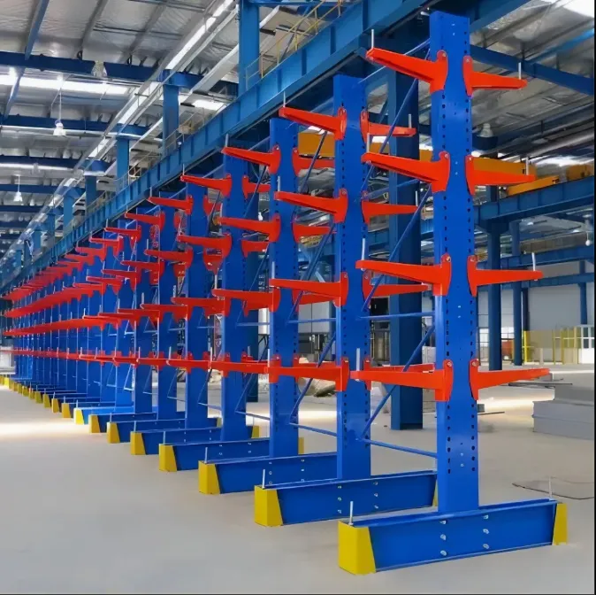 Консольные стеллажи специально разработаны для хранения длинномерных материалов.