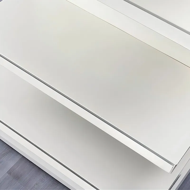 L-образные торговые двусторонние стеллажи