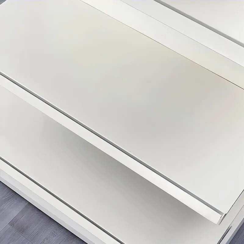 L-образные торговые пристенные стеллажи