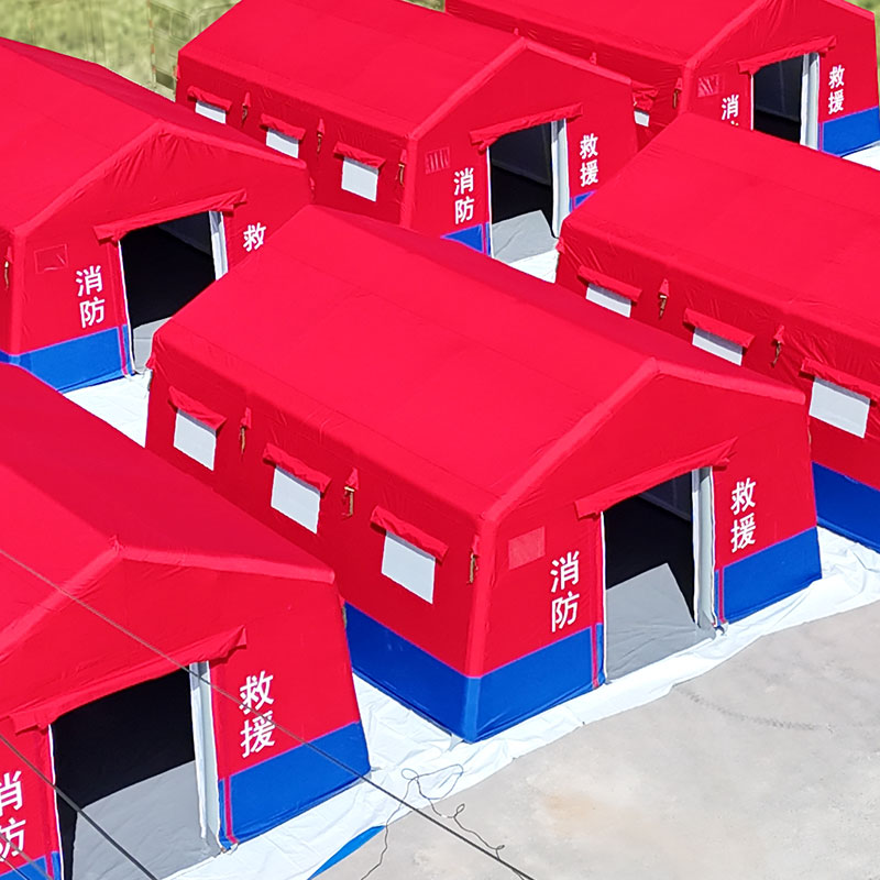 Пневмокаркасная палатка для пожаротушения