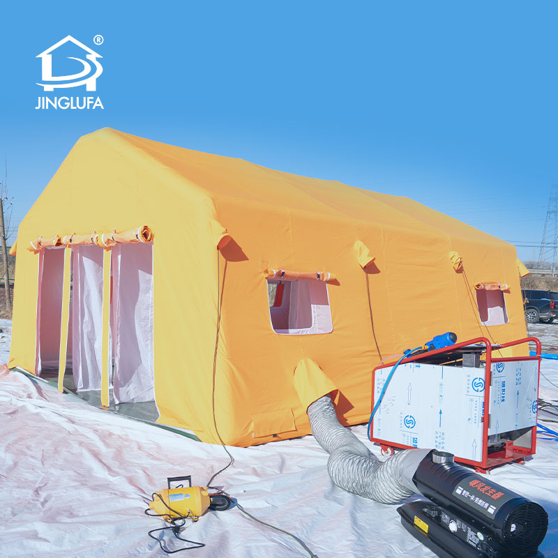 Санитарно-обмывочная пневмокаркасная палатка