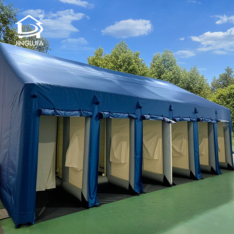 Санитарно-обмывочная пневмокаркасная палатка