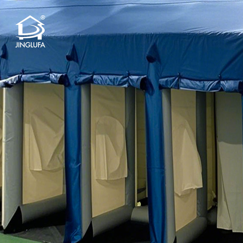 Санитарно-обмывочная пневмокаркасная палатка