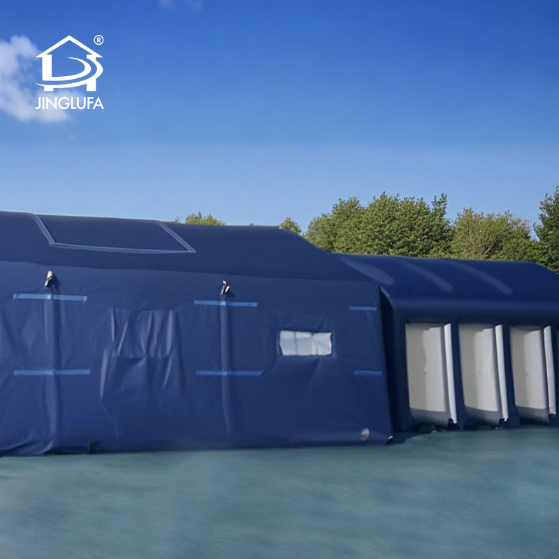 Санитарно-обмывочная пневмокаркасная палатка