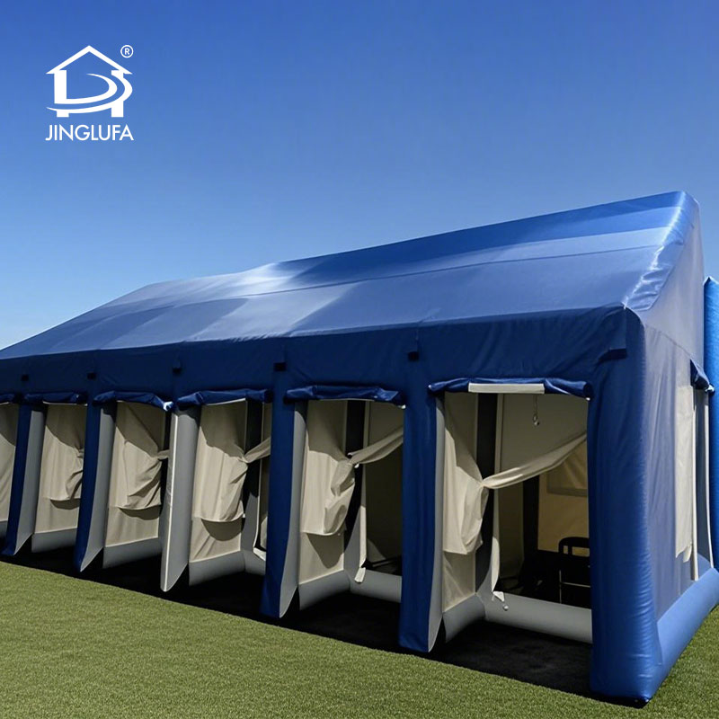 Санитарно-обмывочная пневмокаркасная палатка