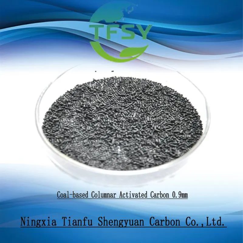 Угольный гранулированный активированный уголь 0.9мм-CTC75