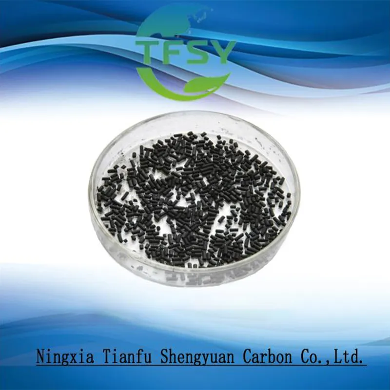 Угольный гранулированный активированный уголь 1.5мм-CTC80