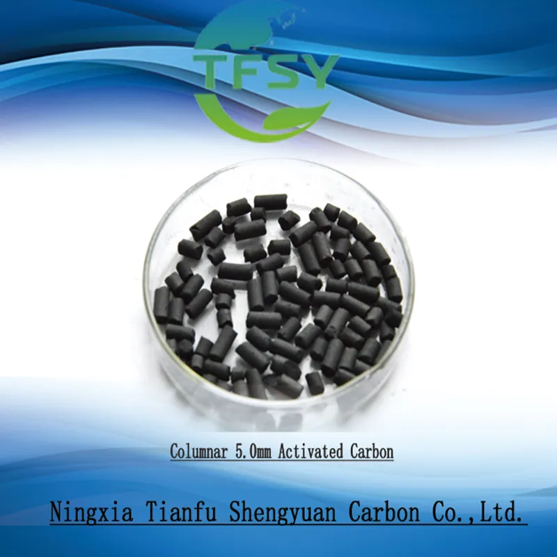 Угольный гранулированный активированный уголь 5.0мм-CTC100