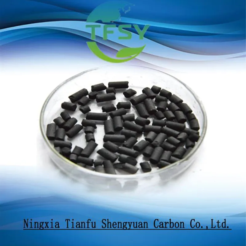 Угольный гранулированный активированный уголь 5.0мм-CTC55