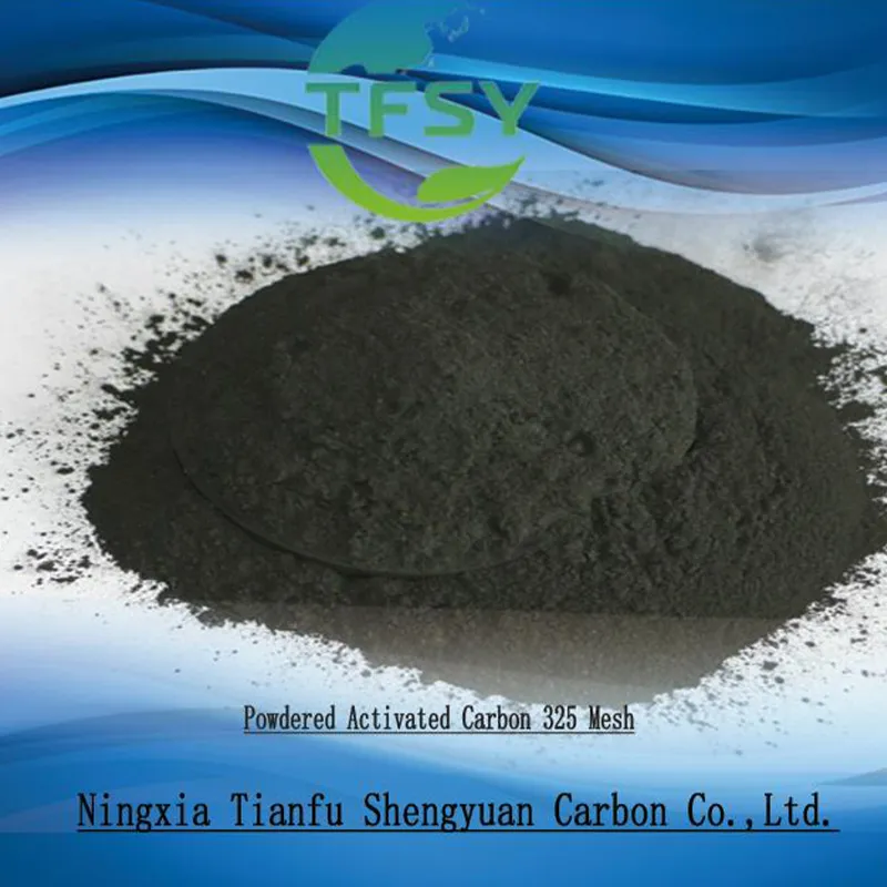 Порошкообразный активированный уголь 325mesh