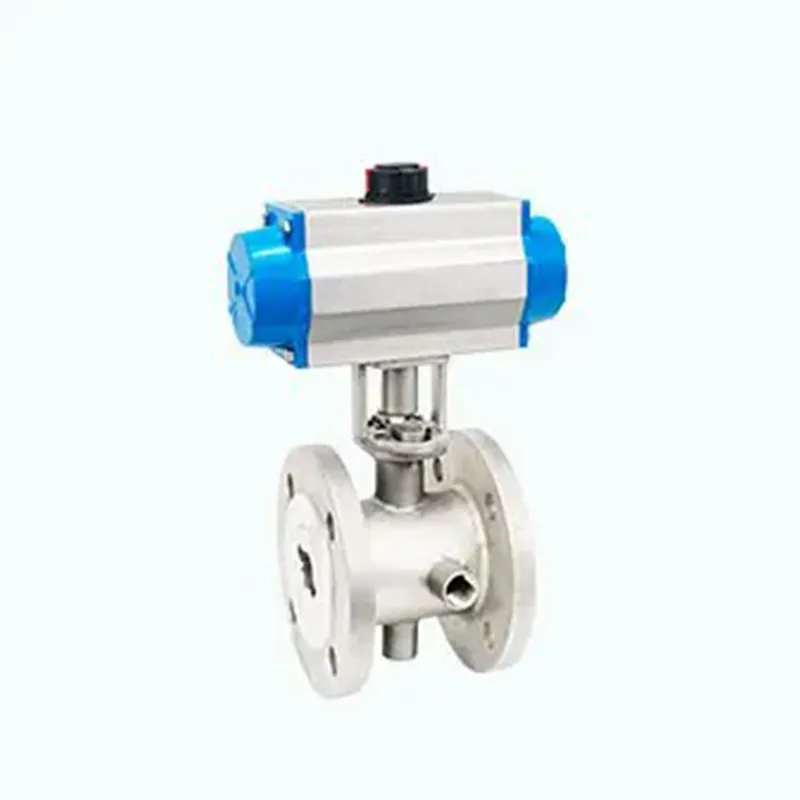 Рубашечный шаровой кран