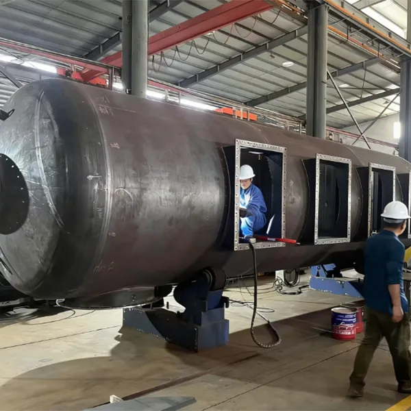 Установка утилизации отходящего тепла выхлопных газов печи для обжига серы на химическом заводе