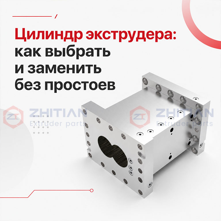 Цилиндр экструдера: как выбрать и заменить без простоев