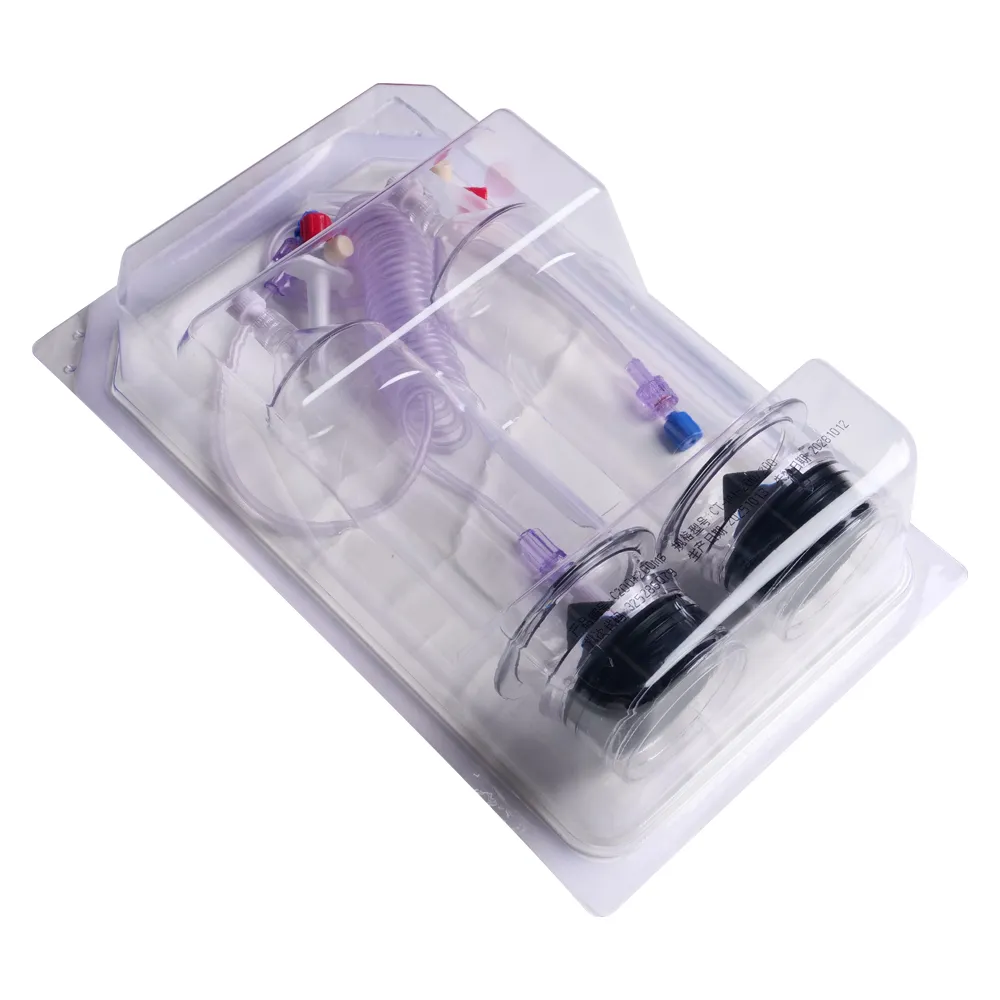 Одноразовый шприц для автоматического инъектора высокого давления, двухкамерный (для МРТ)