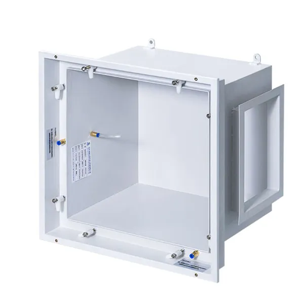 High efficiency supply air diffuser with gel seal