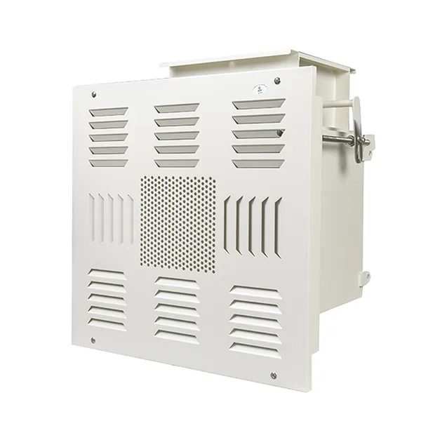 Highly efficient supply air distributor with bottom regulation