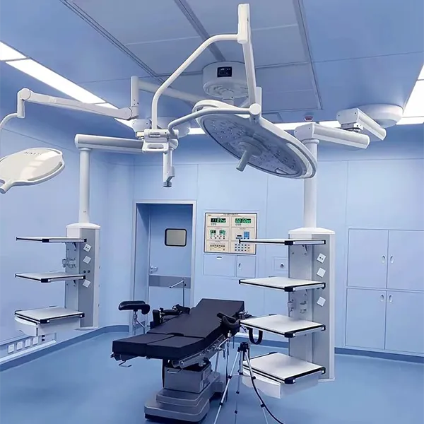 What are the cleanliness requirements for the operating room and intensive care unit in a hospital?