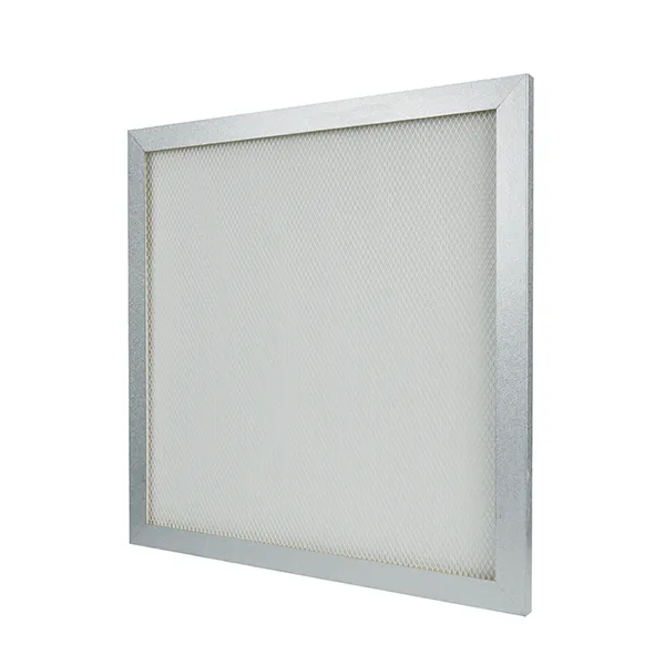 Medium-high efficiency panel filter with...