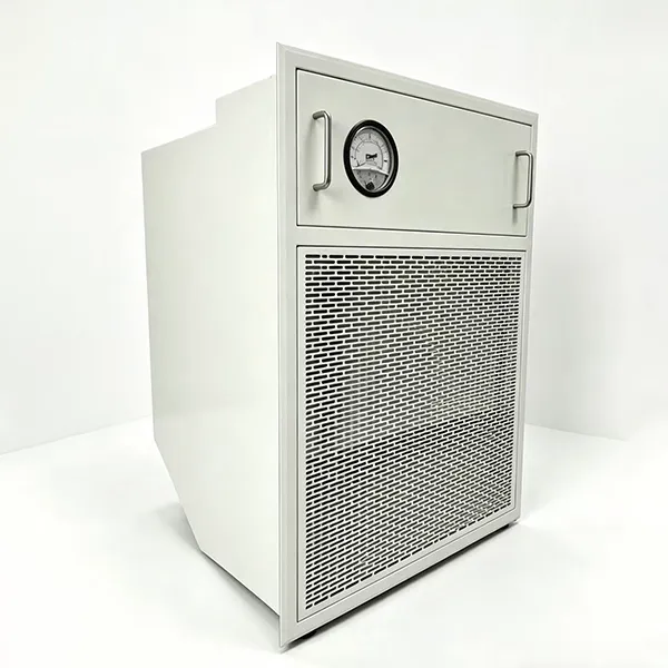 Zero-leakage exhaust grille with on-site disinfection capability